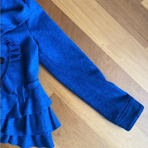 Elevenses Size 8 Turquoise Jacket - Picture 3 of 12